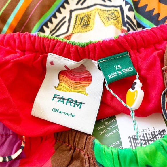 Anthropologie Farm Rio Palila Fringed Midi Dress - Picture 6 of 8